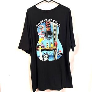 Margaritaville Size 3X I Love NYC T Shirt Black Short Sleeves